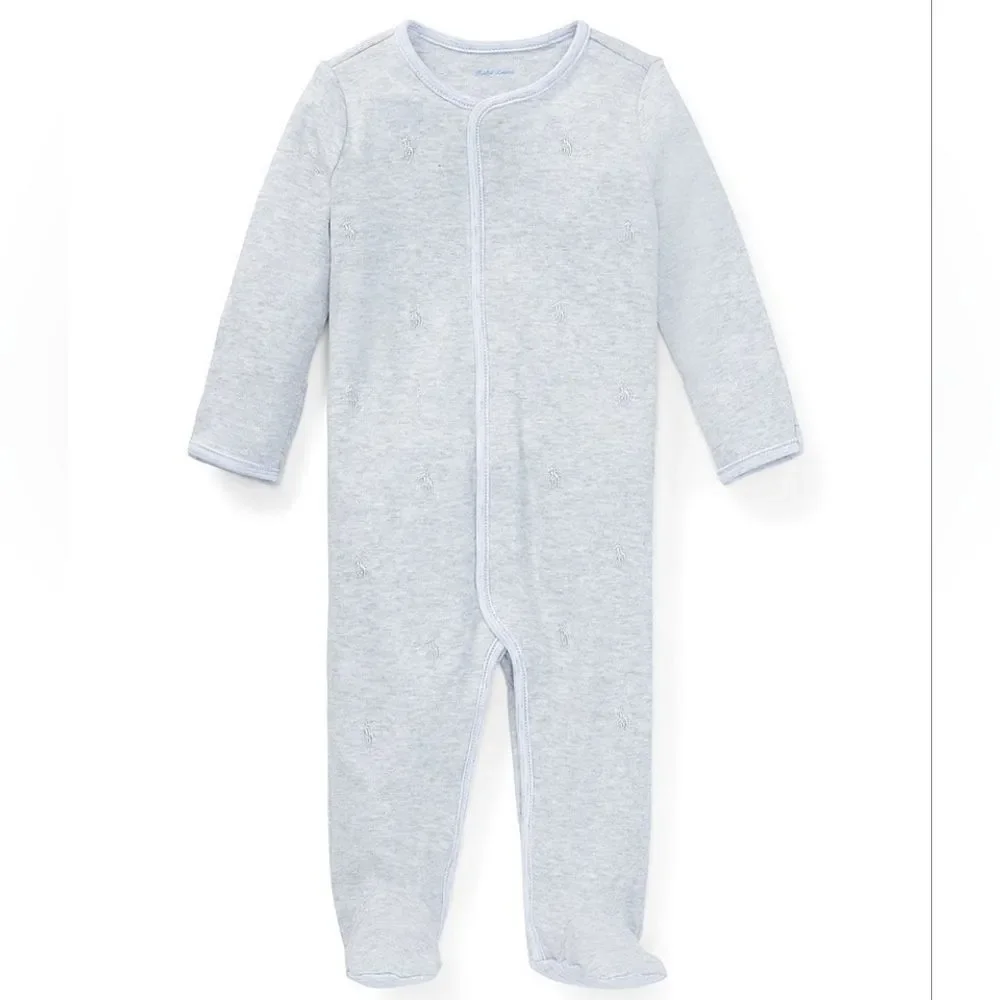 Ralph Lauren | Embroidered Pony Footed Coverall